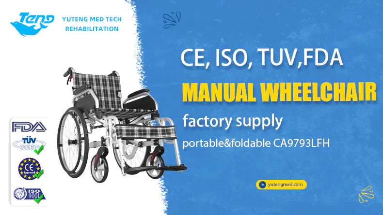 Foldable Aluminum Manual Wheelchair